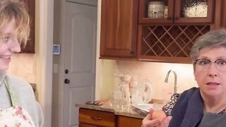This woman realizing she’s been pranked