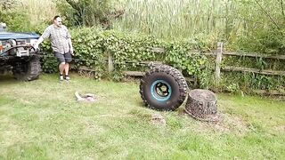 I have taken out a lot of stumps but never as easy as this.