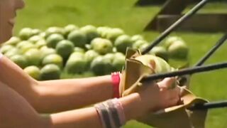 Watermelon To The Face‏| Is that woman ok?