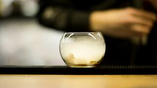 Experimental cocktail in the bar - adalinetv