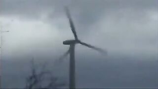 So this is what happens when a windmill spins too fast
