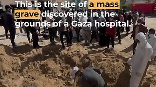 Mass graves found at southern Gaza hospital raided by Israeli forces