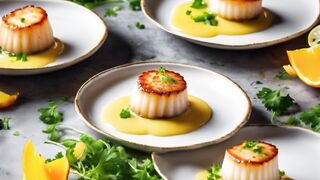 Citrus Seared Scallops with Beurre Blanc