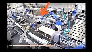 Robotic Factory Arms Malfunction..