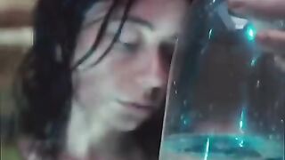 Woman Gets Stuck In A Container Floating In The Sea