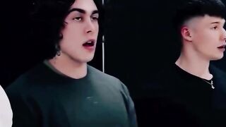 "Reaction of a boy to the world's biggest gym."