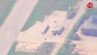 Russian military shows how they shot down Ukrainian MiG-29 fighter jet at Aviatorskoye airfield