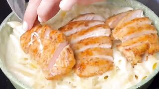 Паста Альфред с курицей