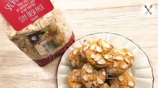 Muffin integrali carote e mandorle