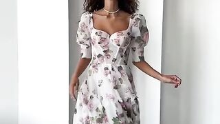 Floral gown