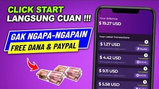 MAKE MONEY ONLINE : Aplikasi Penghasil Uang Otomatis - Gak Ngapa Ngapain Dibayar PAYPAL & SALDO DANA GRATIS, Uang Online.