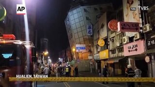 A cluster of earthquakes shakes Taiwan after a strong one killed 13 earlier this month.