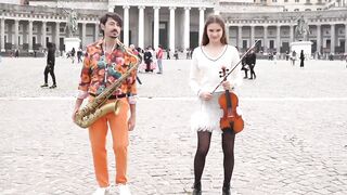 Felicità - Al Bano & Romina Power _ Sax and Violin _ Daniele Vitale & Karolina Protsenko.