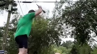 Guys manage to get their prank on google street view