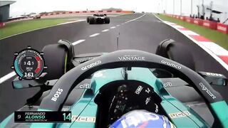 This save and reaction by Fernando Alonso during the Chinese Grand Prix