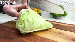 Ich koche jeden Tag Kohl mit Eiern! Frühstück es schmeckt köstlich