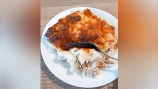 Макароны с фаршем в духовке
