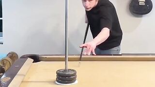 Pool game player