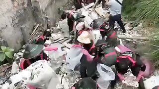 Cleaning up trash is the most satisfying