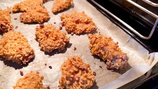 KIZARTMA YAPMADAN BU NASIL ÇITIRTIII ❗️Fırında Kfc Tavuk Tarifi ???? Çıtır Tavuk -