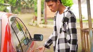 Gembel solat dijalan disirem air part 2