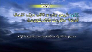 Surah-3 Al Imran Ayat No 130-143 Ruku No 14 Word by word learning Quran in video in 4K