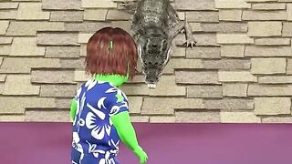 Choti_bachi_ke_papa_nikle_super_hero_#funny_#trending_#animation