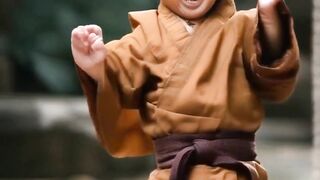 Cute Little Baby Monk