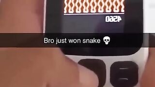 Bro just won snake game!