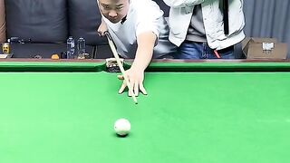 Funny pool game play