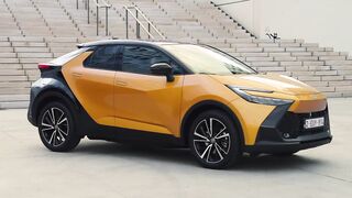 2024 Toyota C-HR PHEV Exterior Design Preview in Sulfur
