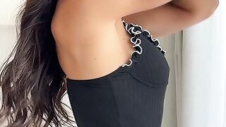 Women  Jumpsuits Bodycon Romper Bodysuit Lingerie with Snap Crotch One Piece Teddy Racerback Playsuit Onesies