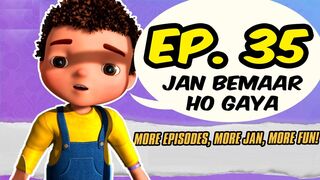 Jan Cartoon in Urdu __ Jan Bemaar Ho Gaya __ Official Cartoon Remastered __ S01 E35