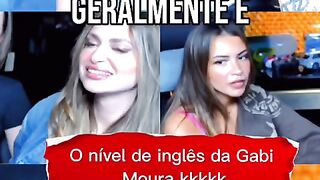 O nivel de inglês da Gabi Moura