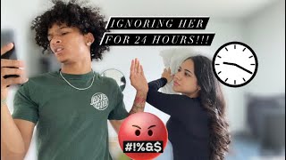 Ignoring Alena for 24 hours prank!! (She gets mad)????????