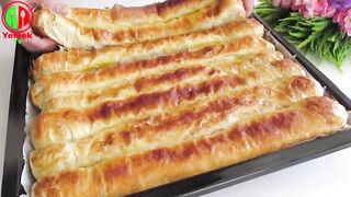 2???? MALZEME ile ???? alışkanlık Yapacak Bir TARİF????10 Dakikada Bayramlık BÖREK YUMUŞACIK börek Tarifi.