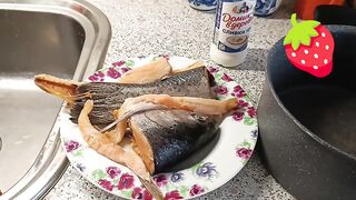 А-ля Уха по-фински, без всяких обжарок и заморочек.Это очень вкусно