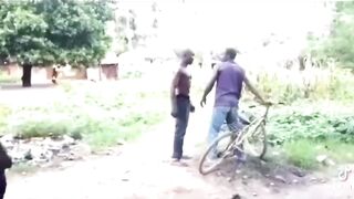 Men fighting on the streets