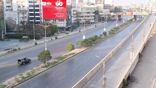 'VIP Protocol' of 50+ vehicles for the Iranian President in Karachi