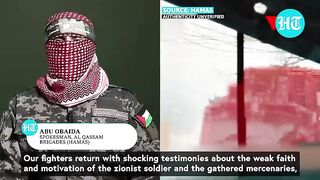 Abu Obaida Says _Crying_ Israeli Soldiers Seen In Gaza As IDF Death Toll Rises_ Slams Its Arms Claim