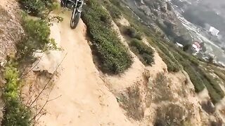mountain road in china
