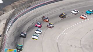 Jeb Burton goes for a spin off of Turn