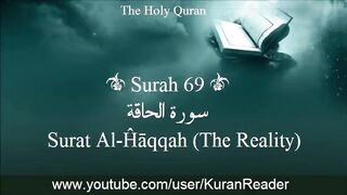 Quran _ 69 Surat Al Haqaa  - Arabic to English Translation and Transliteration HD