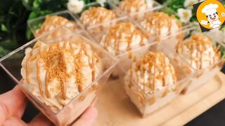 3 ingredients dessert Recipe! no oven! no eggs! no gelatin! no cornstarch