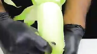 Fried corn eat