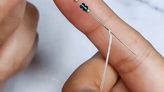 Simple & Easy Beading for Beginners.DIY Ring.useful & easy.