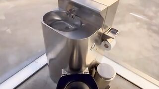 transparent toilet