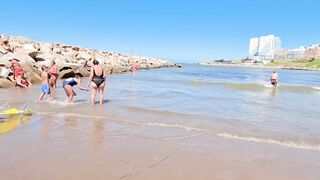 MAR DEL PLATA Beach A Fun Day Argentina prtty  enjoy life with beach summer best video
