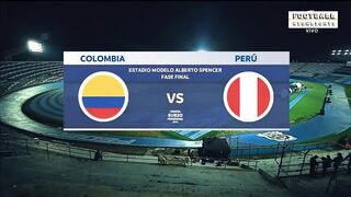 Colombia 1 le ganó a Perú a 0