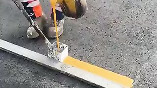 How road markings are made